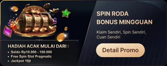 LUCKYSPIN!! RODA BONUS MINGGUAN